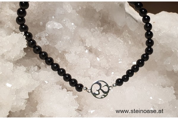 Armband 'OM' & Onyx